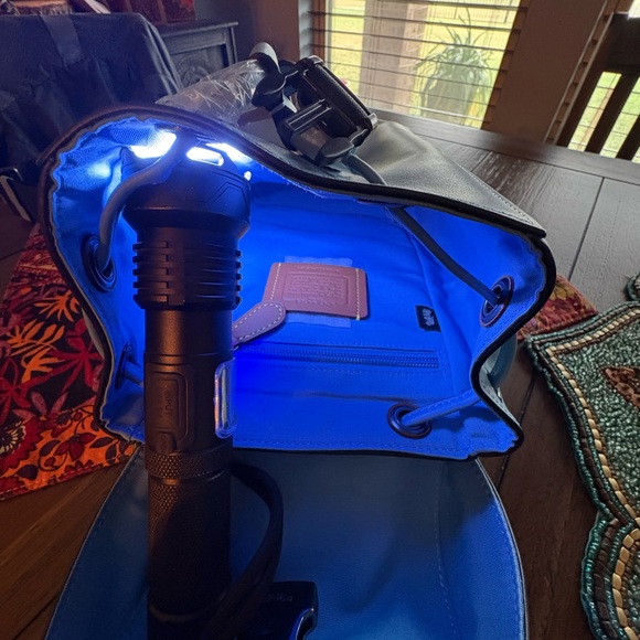 Coach Light Blue Backpack - Picture 9 of 11